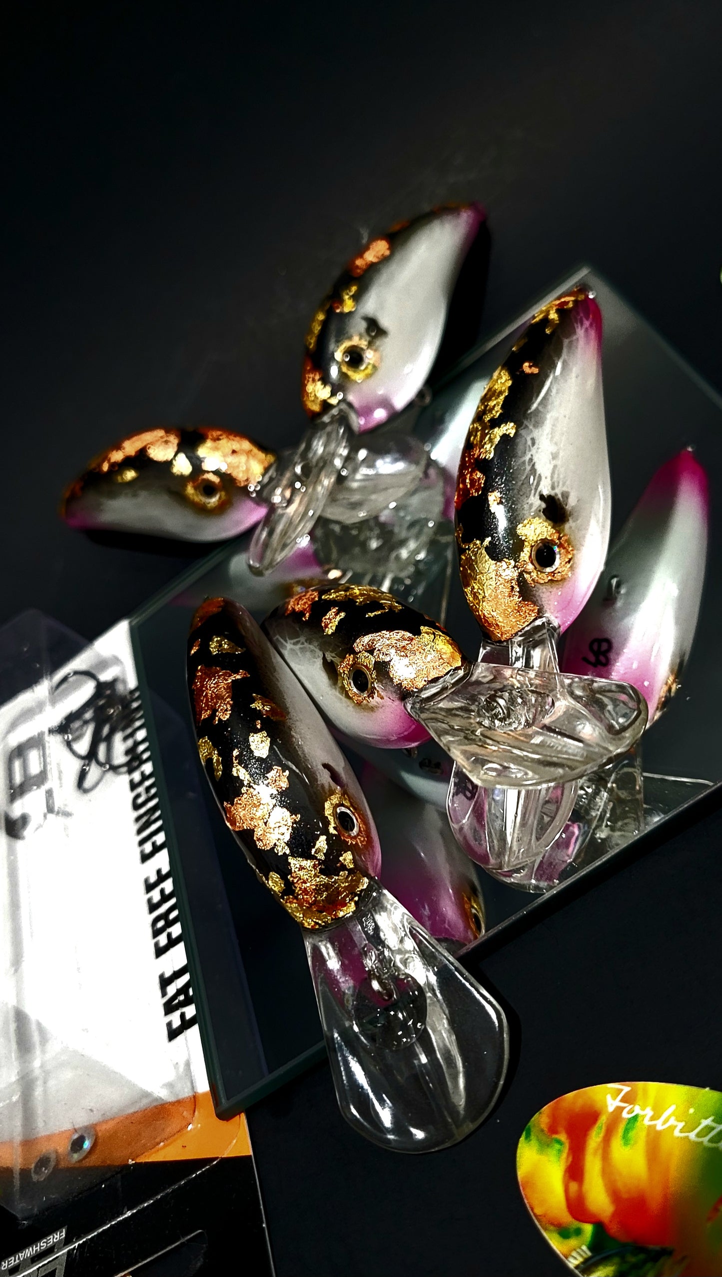 "Just Blingling Shad!" Foiled Bomber Fat Free Fingerling Repaints