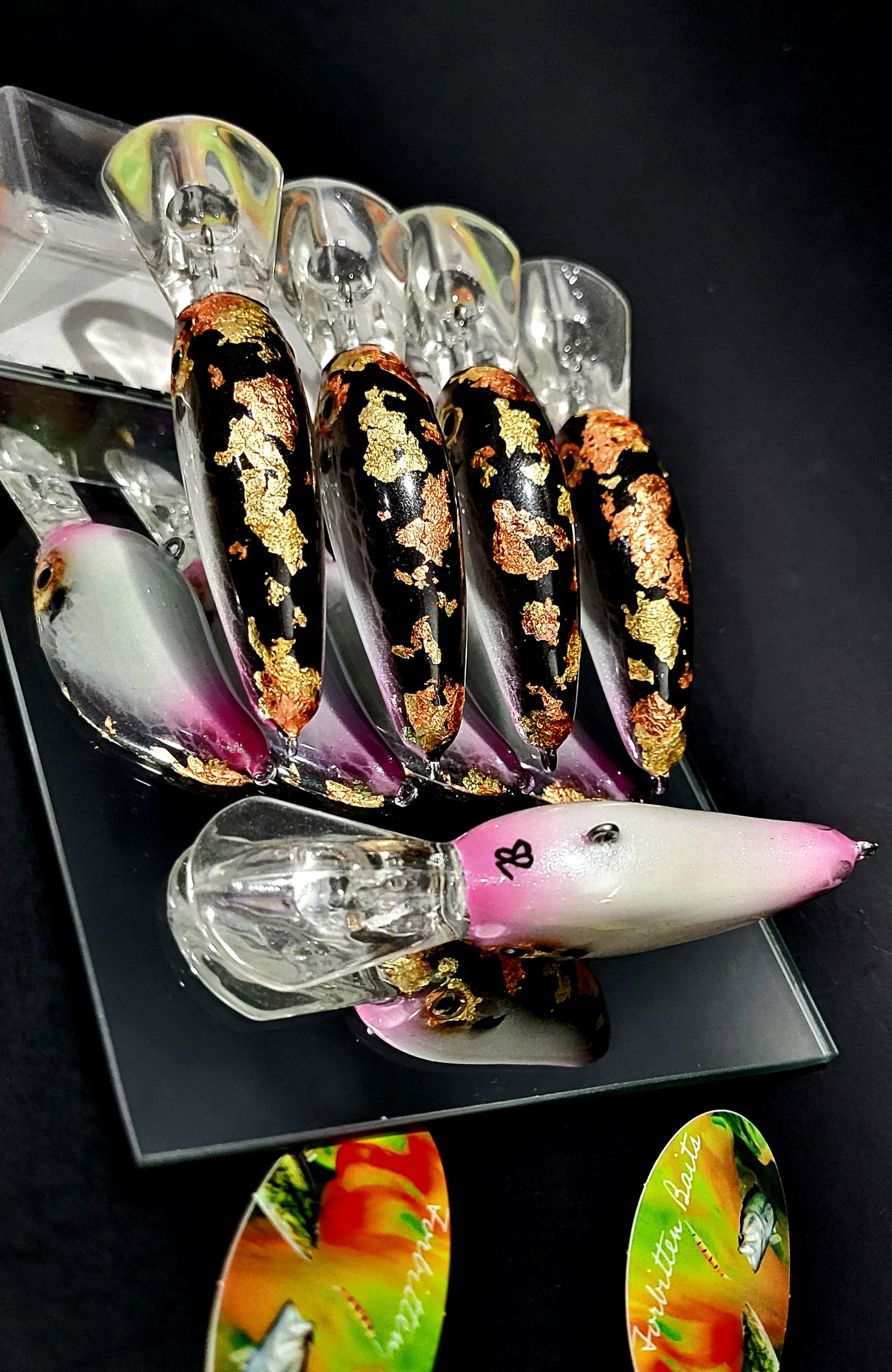 "Just Blingling Shad!" Foiled Bomber Fat Free Fingerling Repaints
