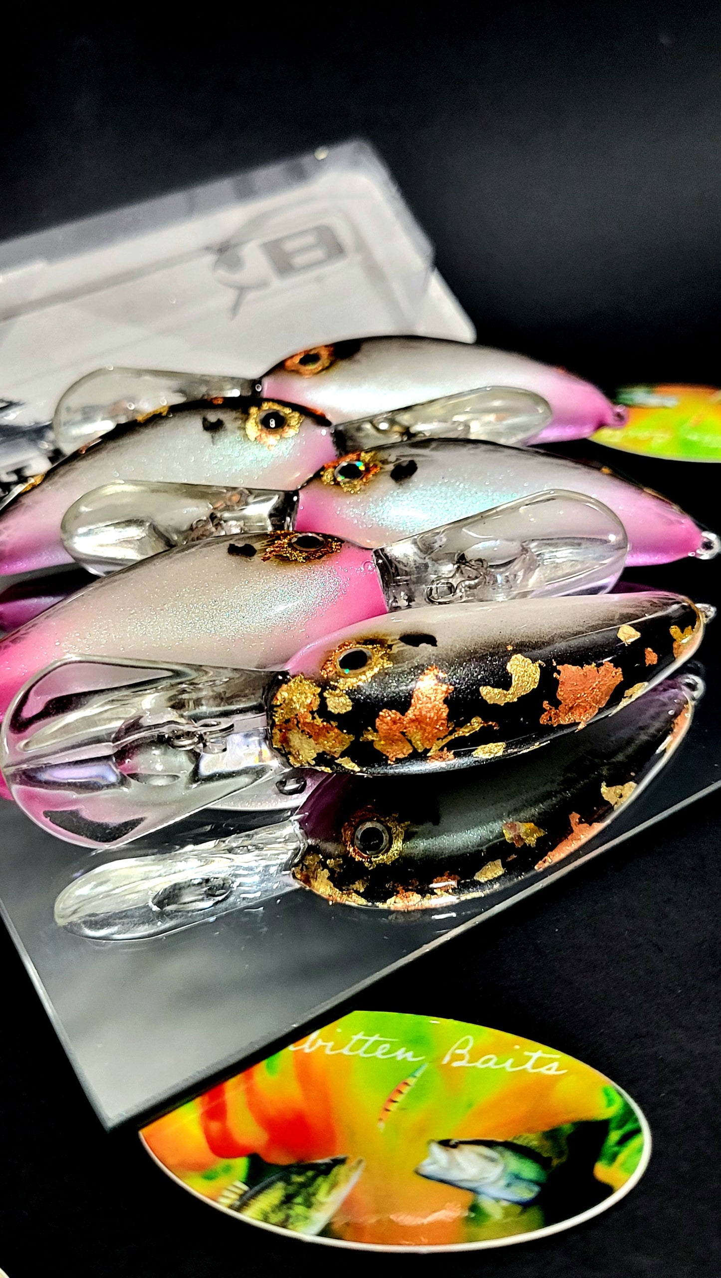 "Just Blingling Shad!" Foiled Bomber Fat Free Fingerling Repaints
