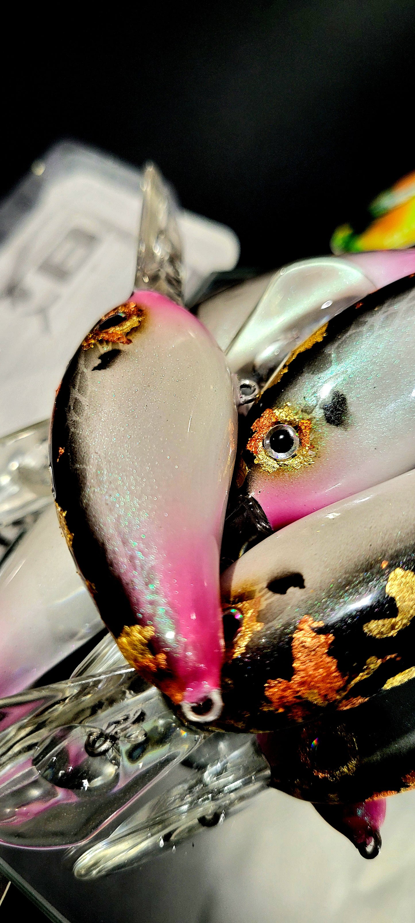 "Just Blingling Shad!" Foiled Bomber Fat Free Fingerling Repaints